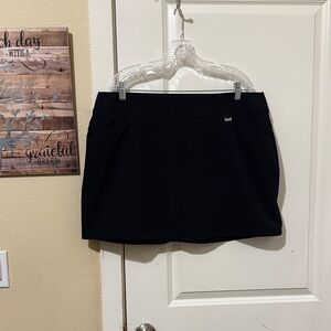 Greg Norman Collection Black Mini Skirt